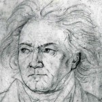 Beethoven pencil sketch by Kloeber