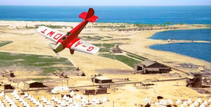 George doing aerobatics over Dekheila, Egypt, 1935