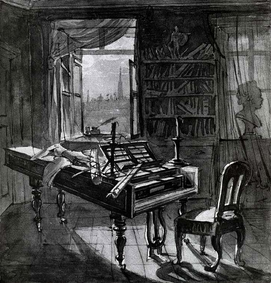 Beethoven's study 1827